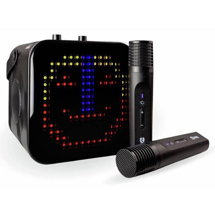 RockJam karaoke speaker with pixel display, imported from the UK
