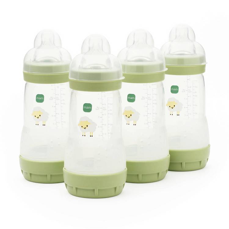 Mam anti-colic bottles 260ml 4 pack - British product