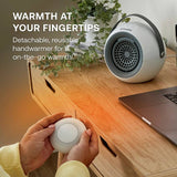 Dimplex 2-in-1 desk fan heater 19cm, imported from the UK