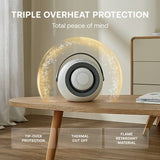 Dimplex 2-in-1 desk fan heater 19cm, imported from the UK