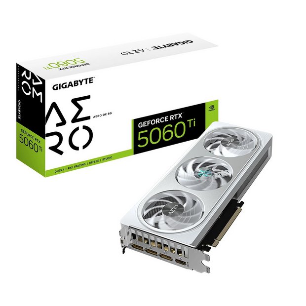 Gigabyte GeForce RTX 5060 Ti Aero OC 8GB graphics card (British brand)