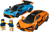 LEGO Speed Champions Lamborghini Revuelto & Huracán STO building set, UK version