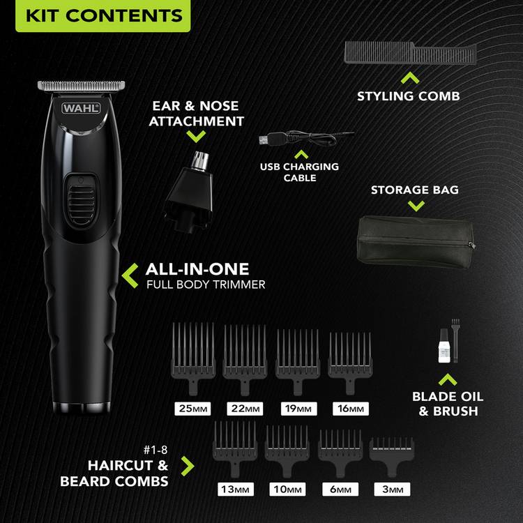 Wahl All In One beard trimmer and hair clipper (British brand)
