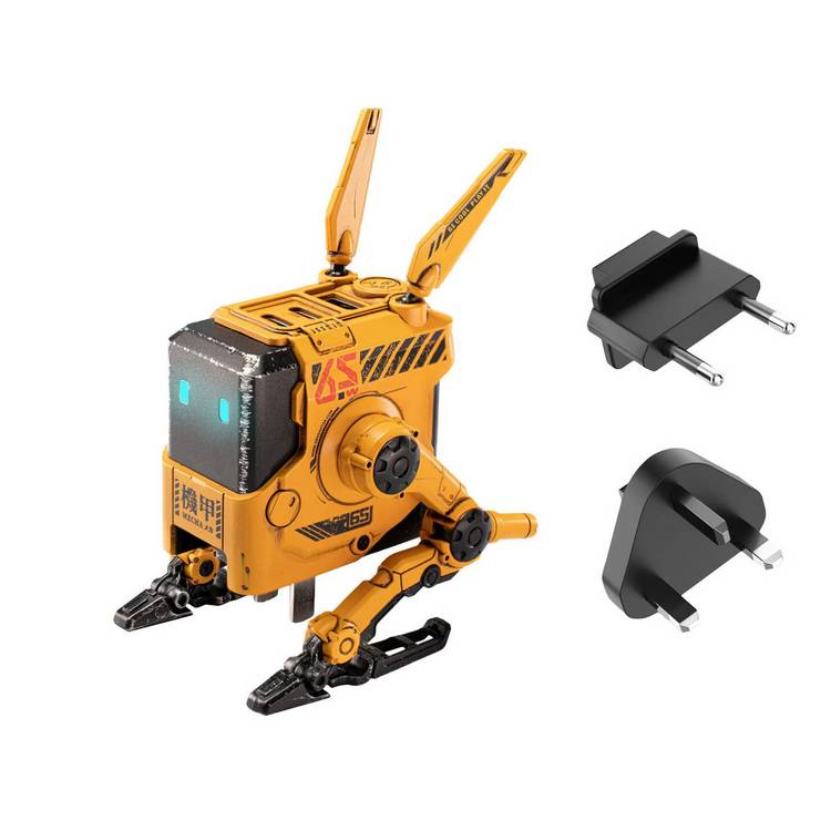 GravaStar Alpha65 65W GaN Fast Charger Yellow - British product
