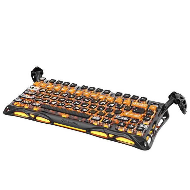 GravaStar Mercury K1 Pro Cyberflare mechanical keyboard - British product