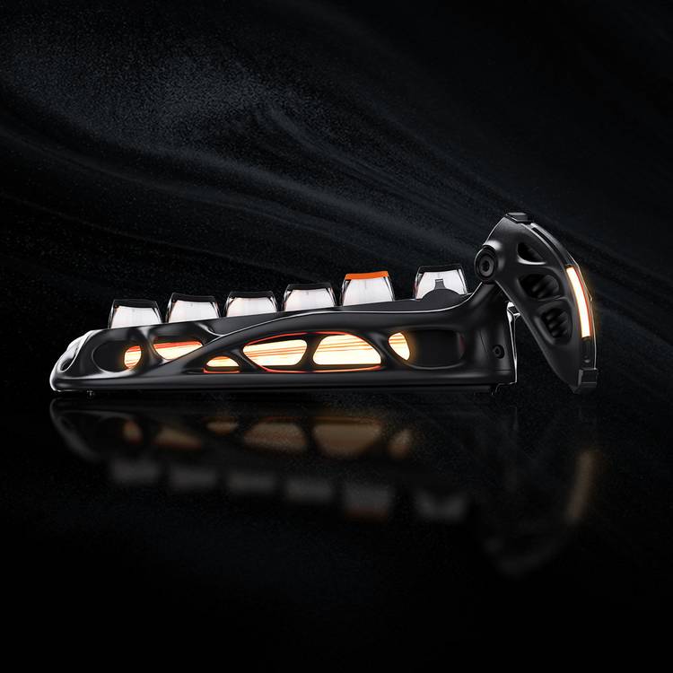 GravaStar Mercury K1 Pro Cyberflare mechanical keyboard - British product