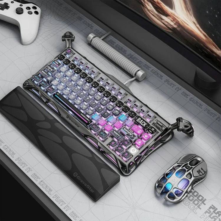 GravaStar Mercury K1 Pro gaming keyboard (British brand)