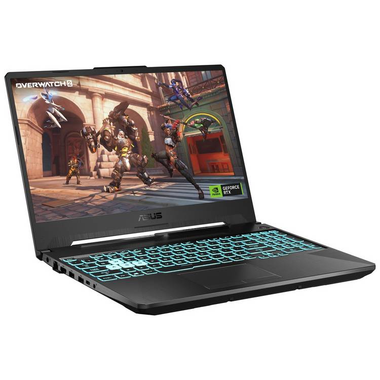 ASUS TUF A15 gaming laptop with Ryzen 7, 16GB RAM, imported from the UK