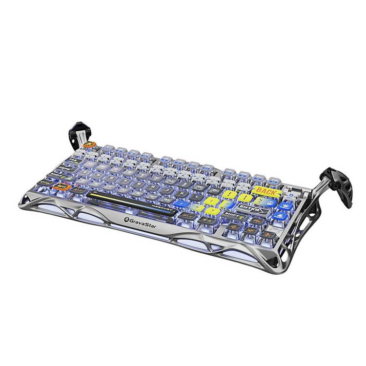 GravaStar Mercury K1 Pro wireless mechanical keyboard silver - British product