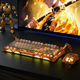 GravaStar Mercury K1 Pro gaming keyboard yellow - British product