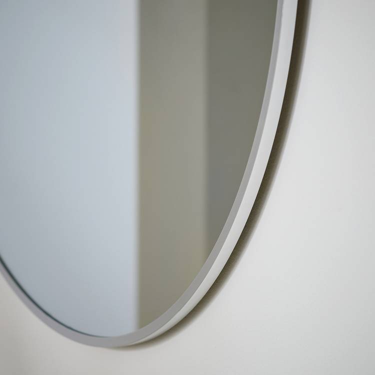 Habitat silver round wall mirror 50x50cm (British brand)