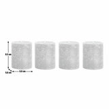 Argos Home unscented red pillar candles pack of 4 - British product