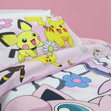 Pokemon pink bedding set single (British brand)