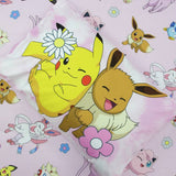 Pokemon pink bedding set single (British brand)