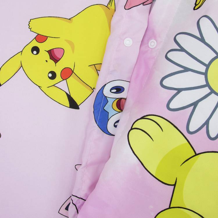 Pokemon pink bedding set single (British brand)