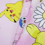 Pokemon pink bedding set single (British brand)