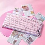 GravaStar gaming keyboard Sakura pink, UK version