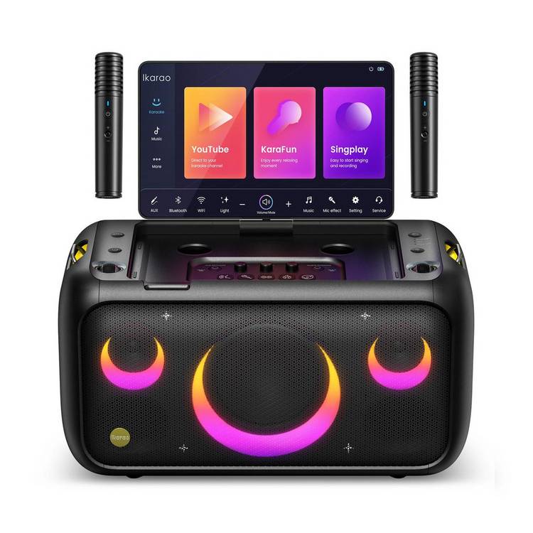 Ikarao Break X1 smart speaker karaoke Black, imported from the UK