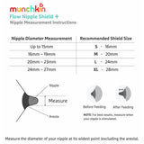 Munchkin Flow nipple shield 24mm - British product