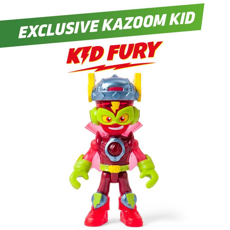 Superthings Fury Combat Vehicle with Kid Fury figure - British product