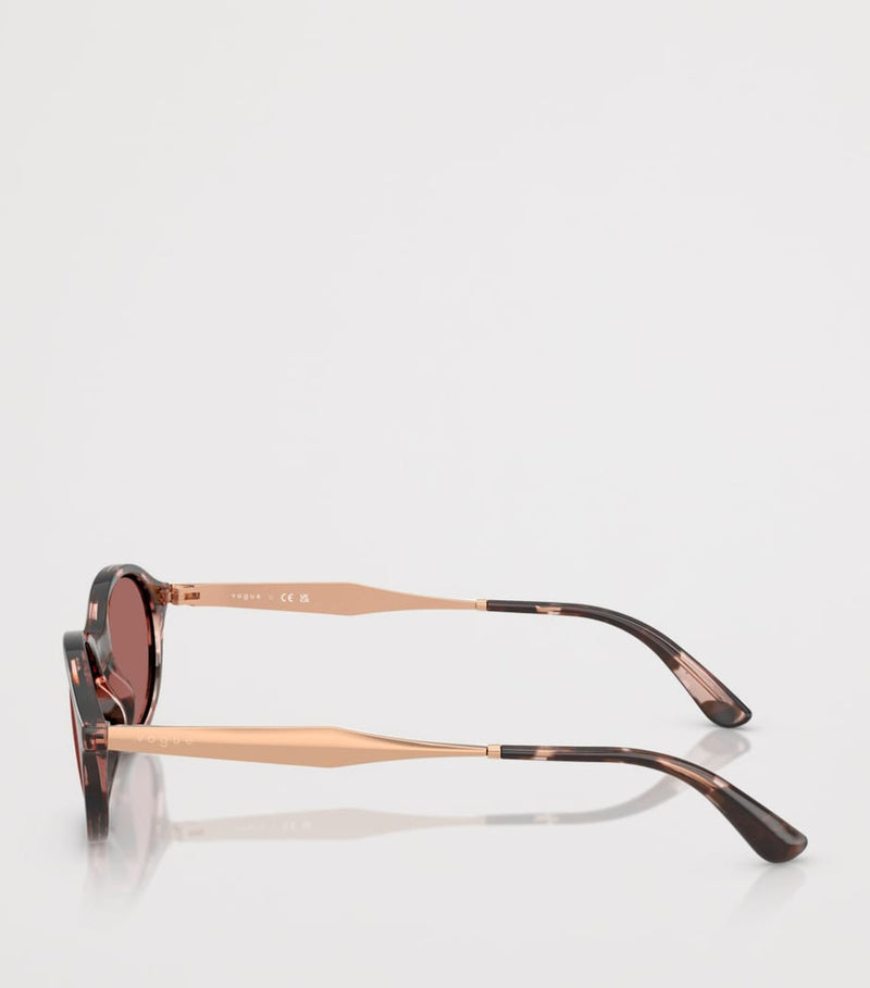 Vogue Oval Sunglasses slim oval shape coloured tint, UK version