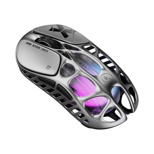 GravaStar gaming mouse Mercury X Interstellar Silver, imported from the UK