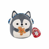 Squishmallows Ryan Husky 7.5 inch soft toy, imported from the UK