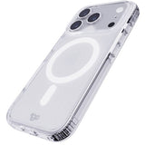 Tech21 EvoClear MagSafe phone case for iPhone 17 Pro, imported from the UK