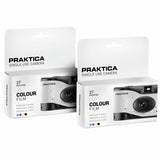 Praktica single use camera white 27 shots 2 pack, UK version