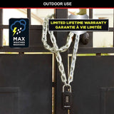 Master Lock combination padlock with override key - British product