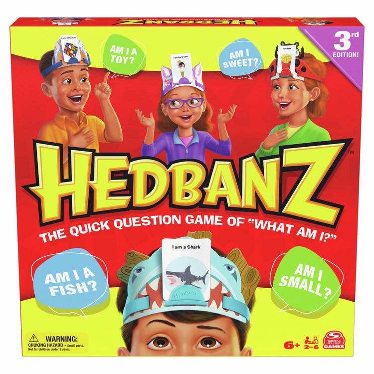 Spin Master Games Hedbanz Refresh guessing game, UK version