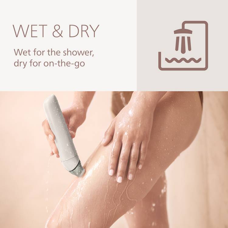 Philips Lady Shaver 8000 Series rechargeable wet and dry (British brand)