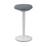 Leitz Ergo Active standing stool in light grey, imported from the UK