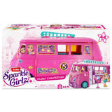 Sparkle Girlz retro campervan doll playset, imported from the UK