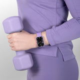 Limit purple silicone strap smart watch, UK version