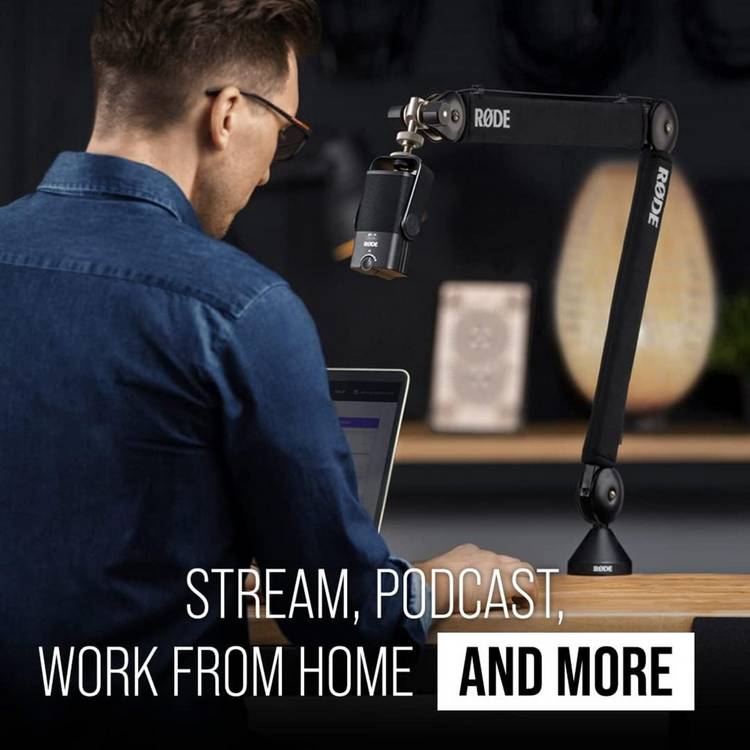 Rode PSA1+ boom arm studio microphone stand, imported from the UK