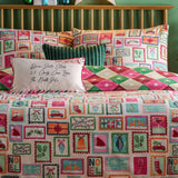 furn Dear Santa single duvet cover set - British product