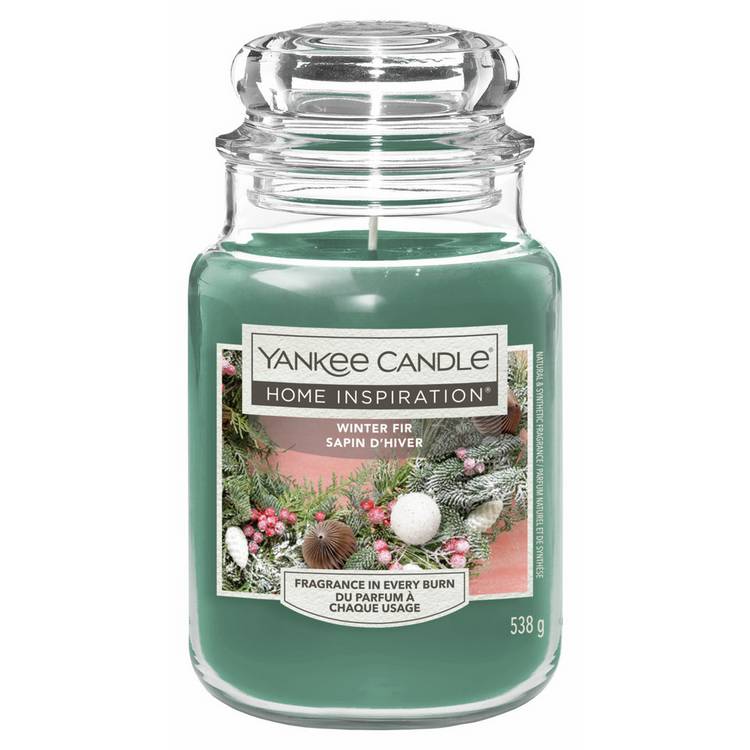 Yankee Candle scented candle Winter Fir large, imported from the UK