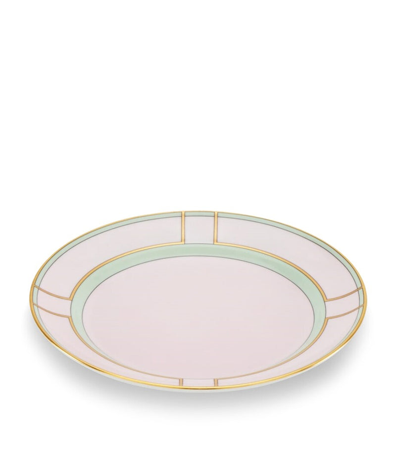 GINORI 1735 porcelain dessert plate in Rosa, 20cm, UK version