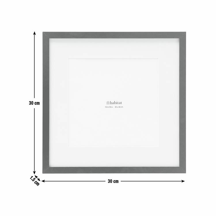 Habitat blue square picture frame 30x30cm, UK version