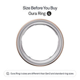 Oura Ring 4 smart ring rose gold size 12 - British product