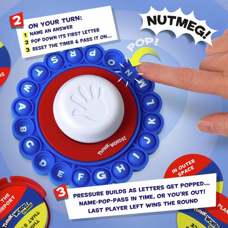 Ideal Think Words Mini travel word game - British product