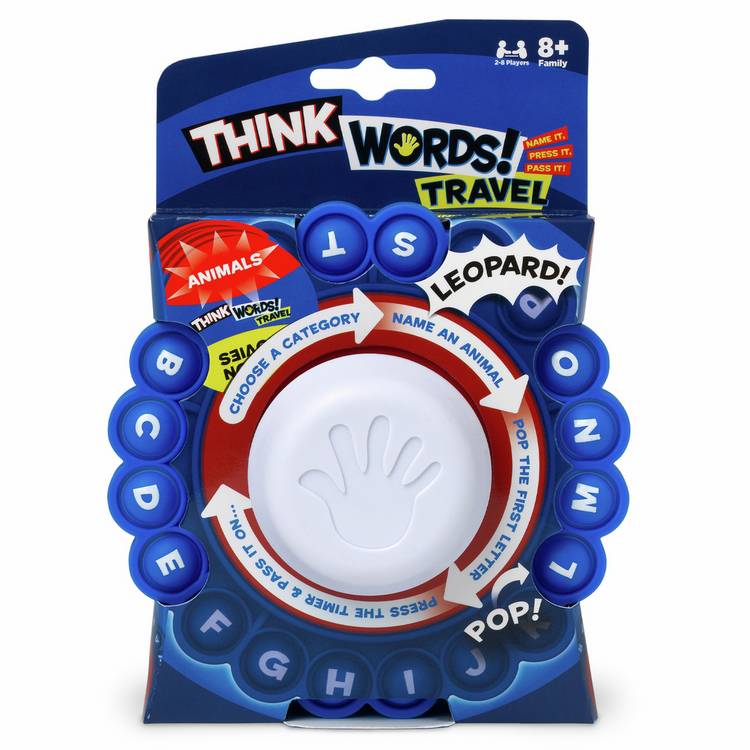 Ideal Think Words Mini travel word game - British product