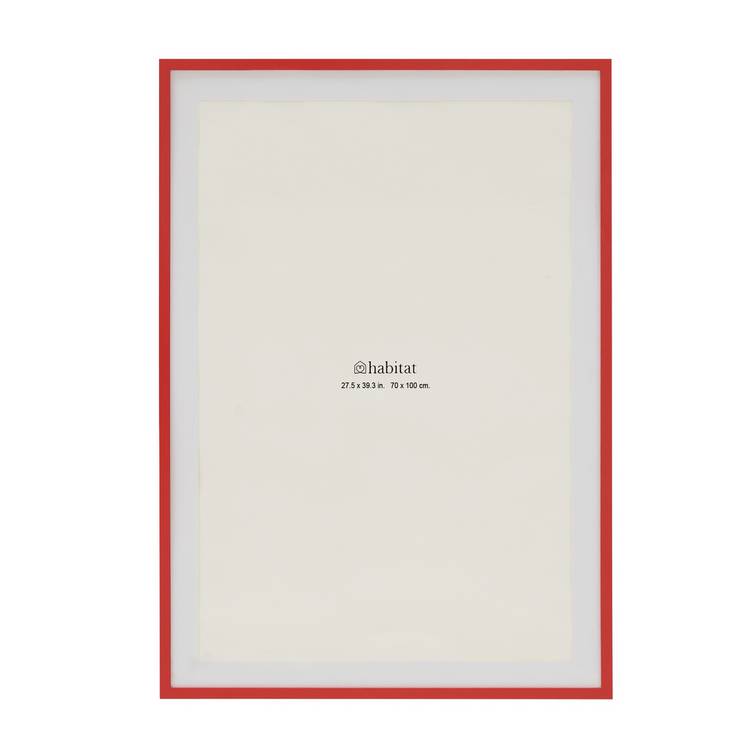 Habitat red picture frame 70x100cm (British brand)