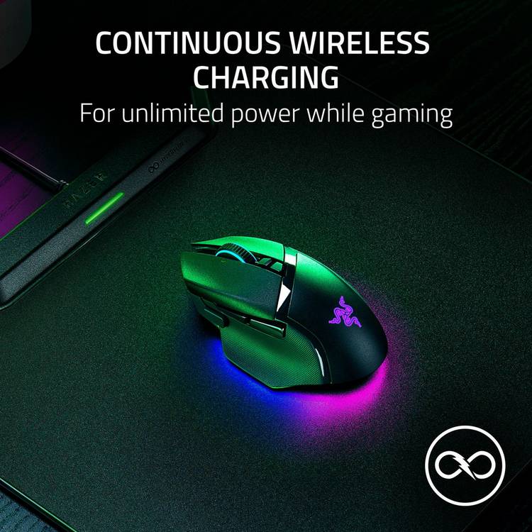 Razer HyperFlux V2 wireless charging mat Hard Edition (British brand)