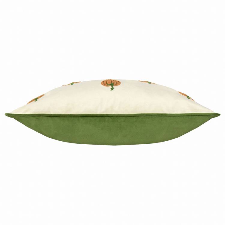 Wylder Pumpkin Spice cushion white 45x45cm, imported from the UK