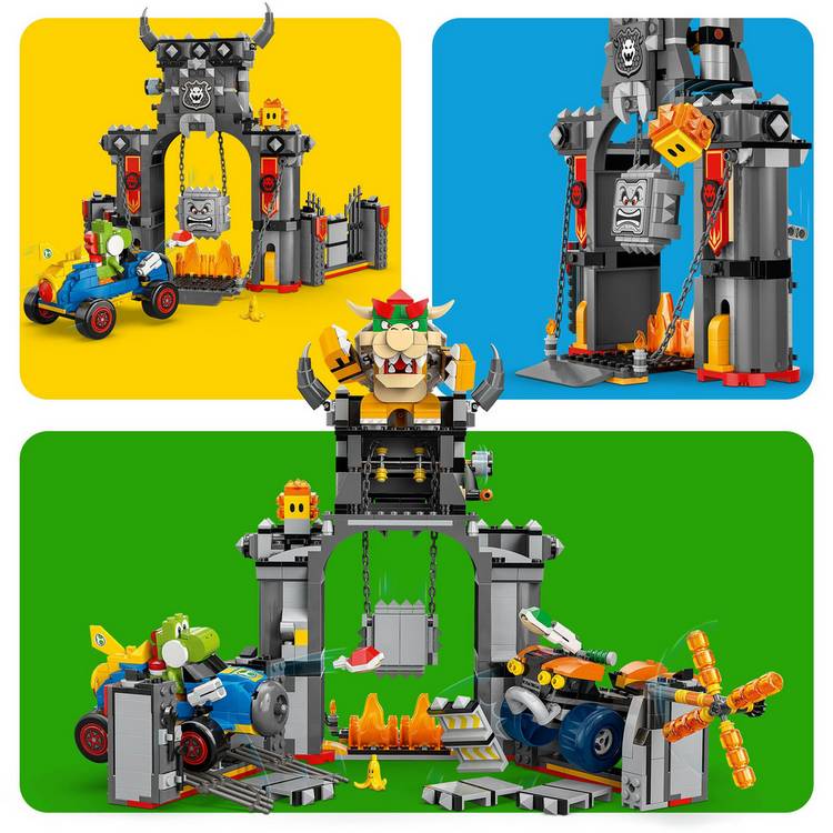LEGO Super Mario Mario Kart Bowser's Castle set 1068 pieces - British product