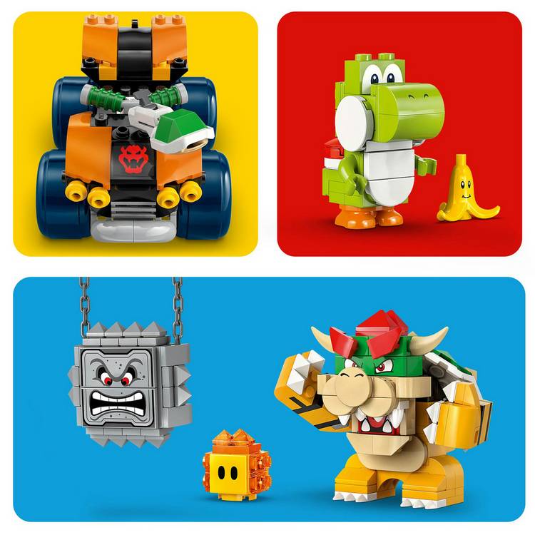 LEGO Super Mario Mario Kart Bowser's Castle set 1068 pieces - British product