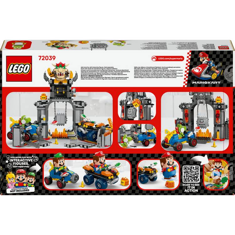 LEGO Super Mario Mario Kart Bowser's Castle set 1068 pieces - British product