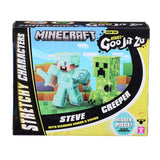 Goo Jit Zu Minecraft stretch toy 2 pack, imported from the UK